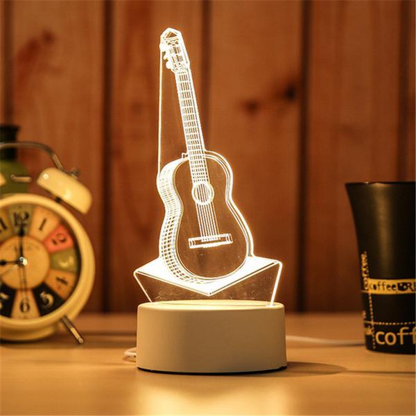 Lampe 3D Effet Illusion Simca 1000 – Lampe à Poser Originale JNB-Maker