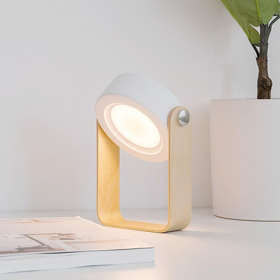 Lampe De Bureau LED Sans Fil Rechargeable 4000mAh - 60 Cm, 60 LED 8W, Gradation Tactile, 3 Modes Lumière, Support Téléphone