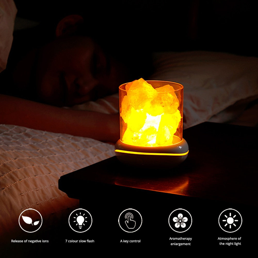 Lampe Cristaux de Sel