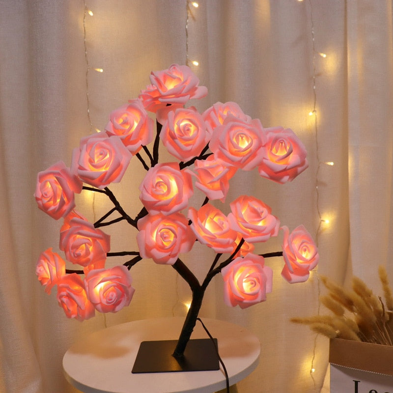 Arbre Lumineux Rose