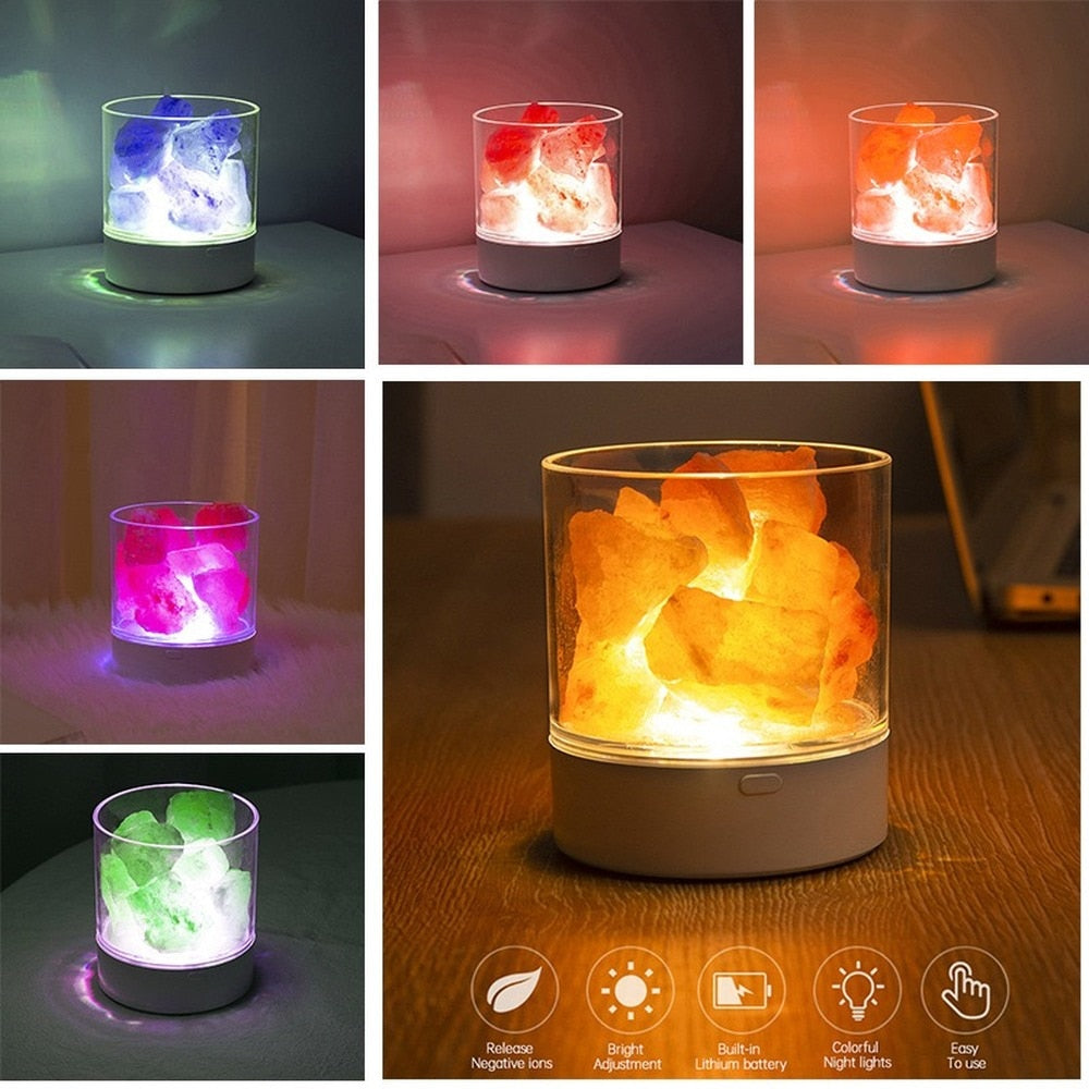 Lampe en Pierre de Sel