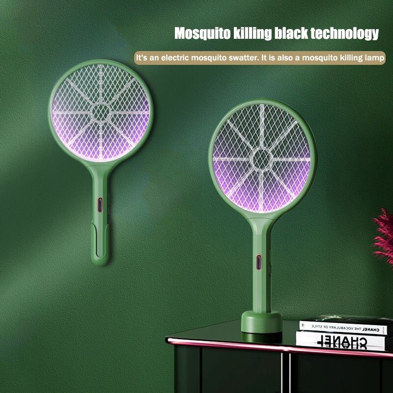 Raquette Anti Moustique Verte