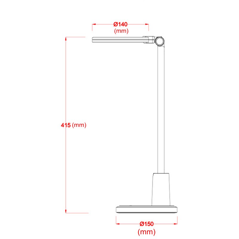 Lampe de Bureau Design LED Pliable