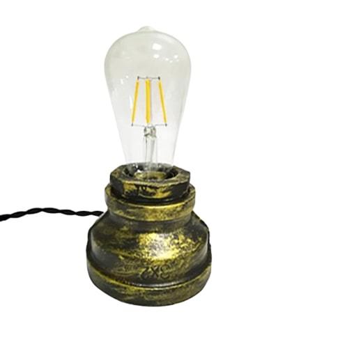 Petite Lampe Industrielle Dorée
