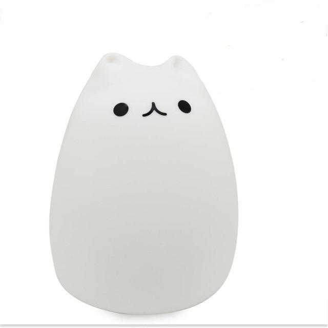 Veilleuses Chats Silicones