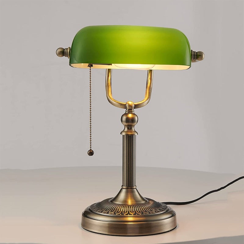 Lampes de Bureau Vintage Banquier