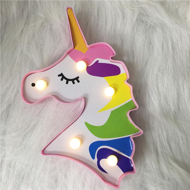 Veilleuse Licorne Multicolores