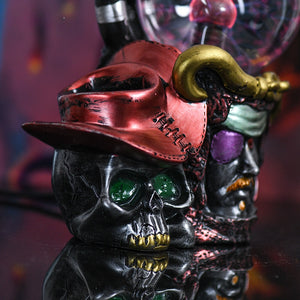 Lampe Plasma Tête de Mort Pirate