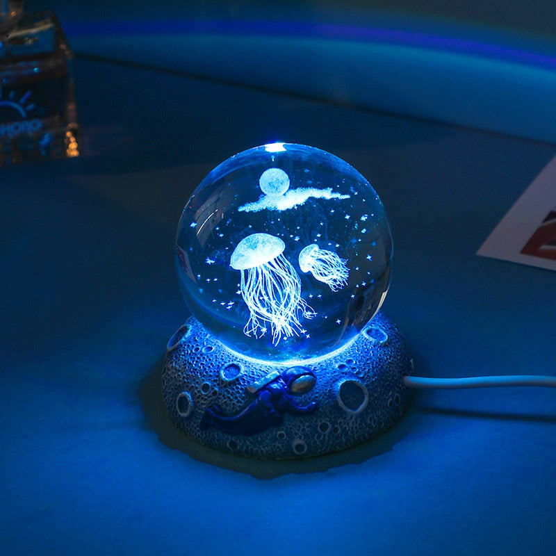 Lampe avec Méduse