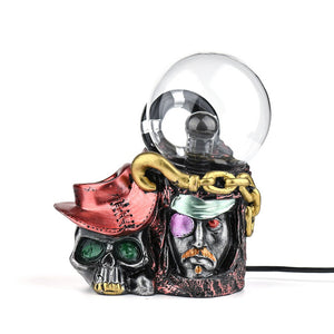 Lampe Plasma Tête de Mort Pirate