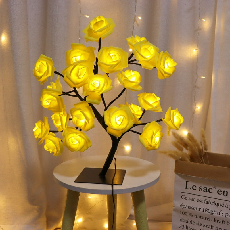 Arbre Lumineux Rose