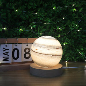 Veilleuse 3D <br>Planète Jupiter | Lampe de Nuit