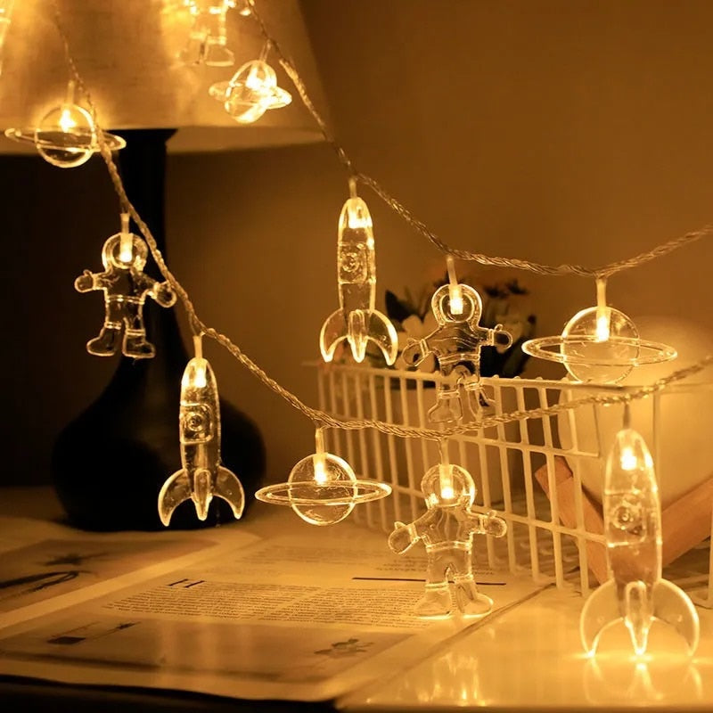 Guirlande Lumineuse De Noël Ancienne - 20 Lampes Multicolores (Occasion)