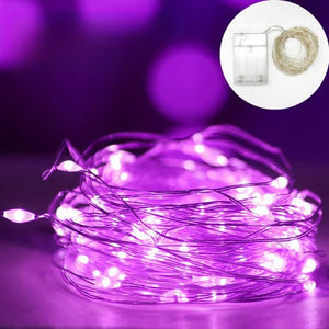 Guirlande Lumineuse Intérieur Pile Violet