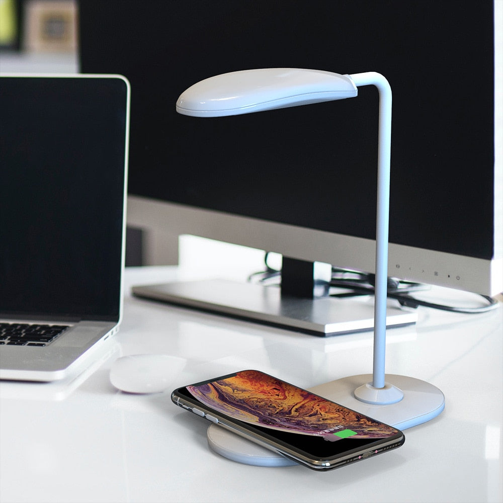 Lampe Bureau Chargeur Induction | Lampe de Nuit