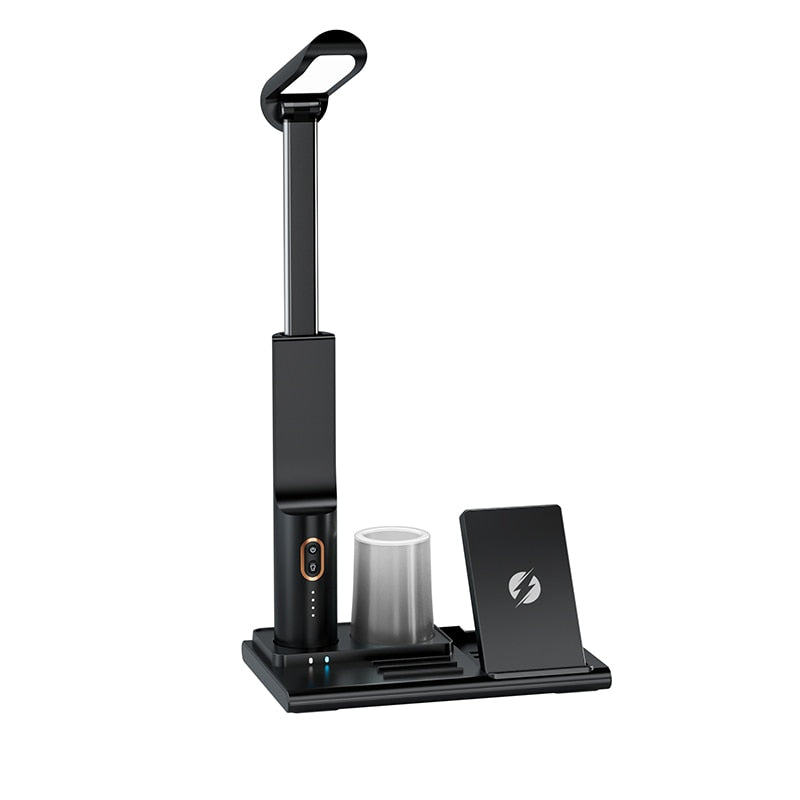 Lampe LED Chargeur Induction Noir