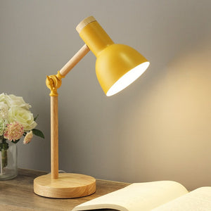 Lampe de Bureau Design Scandinave Jaune