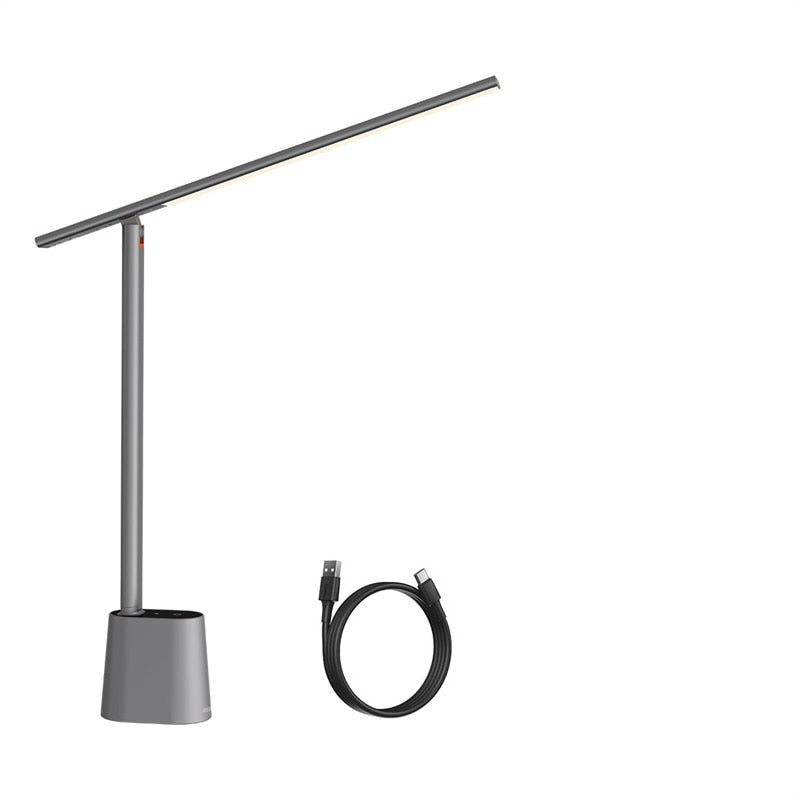 Lampe De Bureau Rechargeable USB-C - Barre Magnétique Détachable, 3000-6500K, 7W/350lm, Rotation 360°, IP20