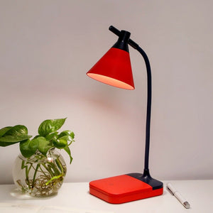 Lampe de Bureau Scandinave Rouge