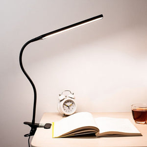 Lampe de Bureau à Pince Design Noir