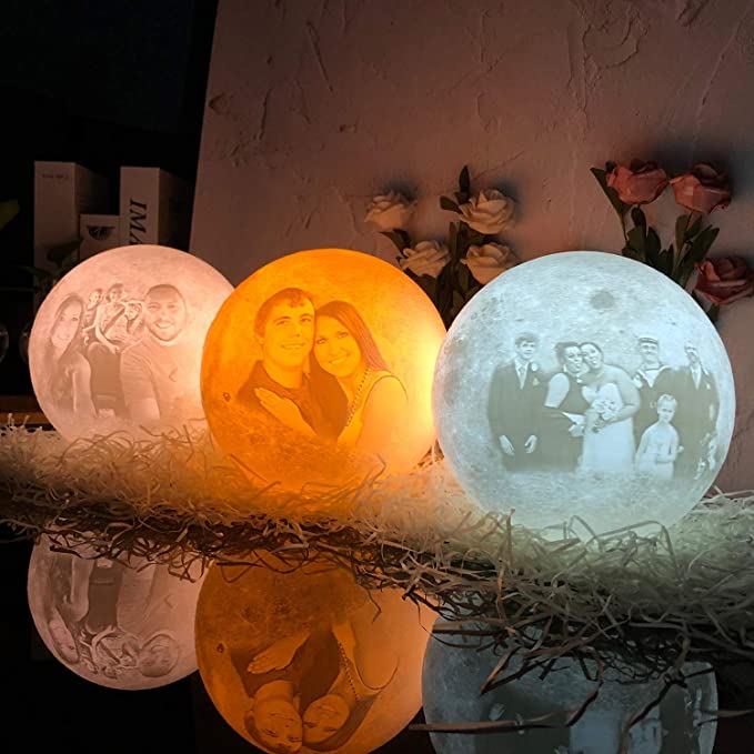 Lampes Lune Personnalisées