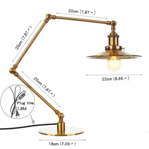 Lampes de Bureau Articulée Vintage