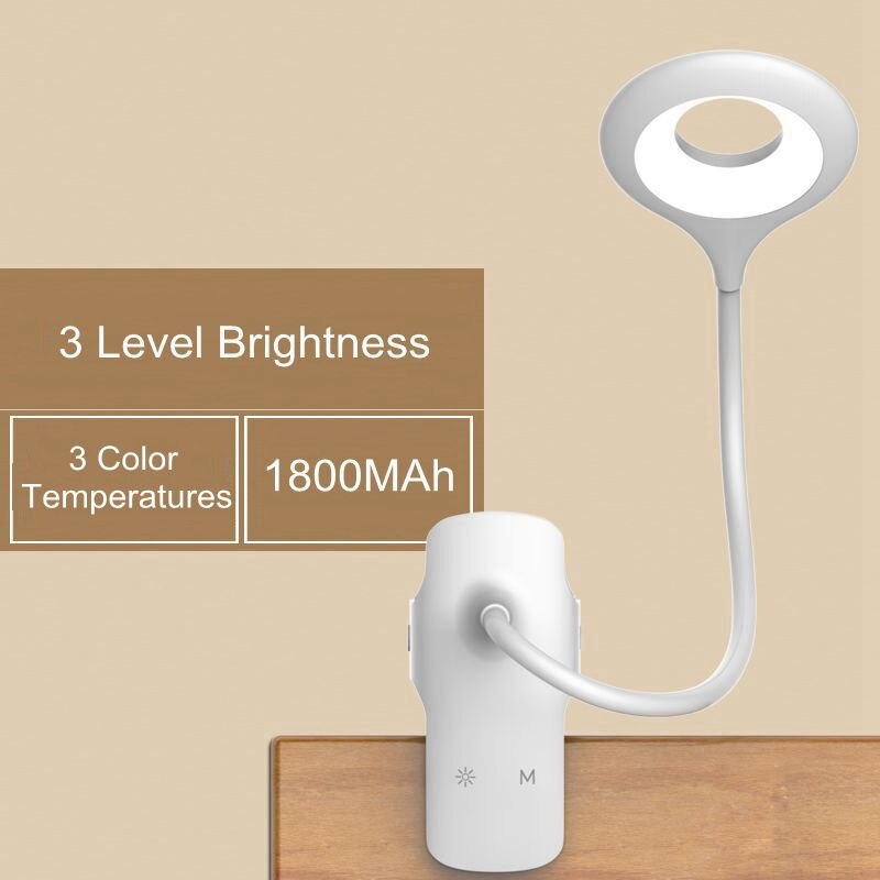 Lampe De Bureau LED Portable à Piles - Verte, Pliable, Pour étudiant, Lecture, Travail - Sans Fil