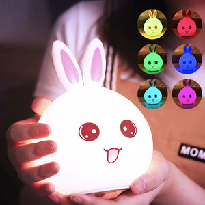 Lapin LED Veilleuse Colorées