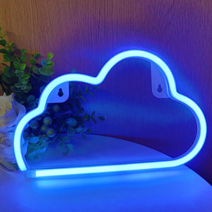Néon Nuage Bleu