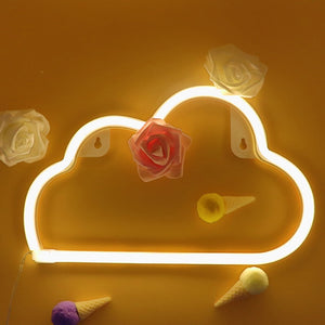Néon Nuage Jaune
