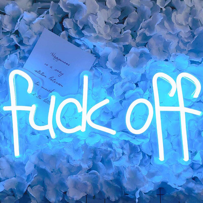 Néon Fuck Off | Lampe de Nuit