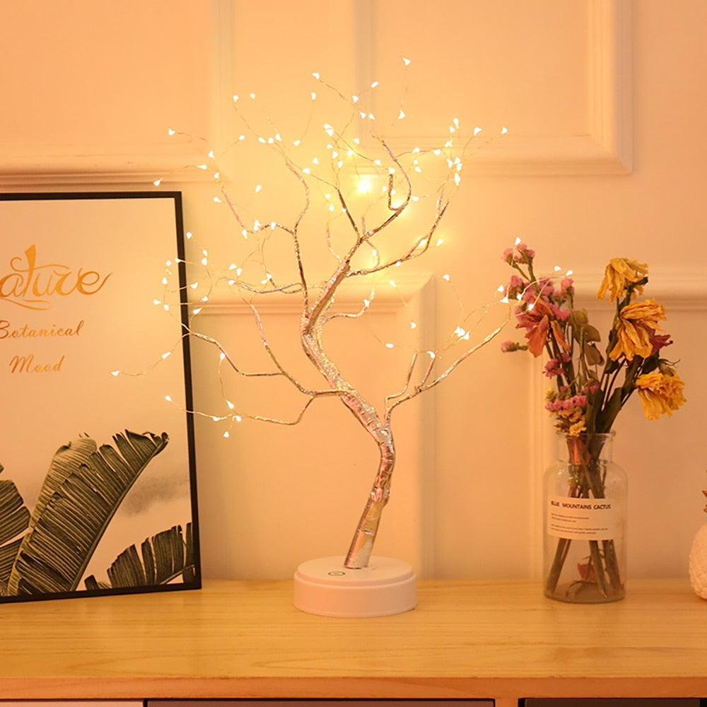Ciskotu Arbres Lumineux LED, Plantes Artificielles lumineuse en Saule Ciskotu Arbres Lumineux LED, Plantes Artificielles lumineuse en Saule