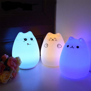 Veilleuse Chat Silicone