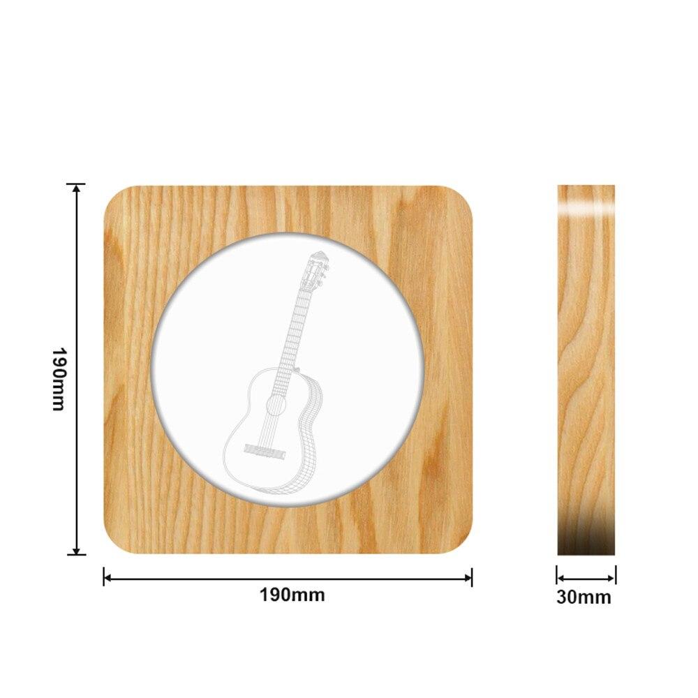 Lampe 3D Guitares