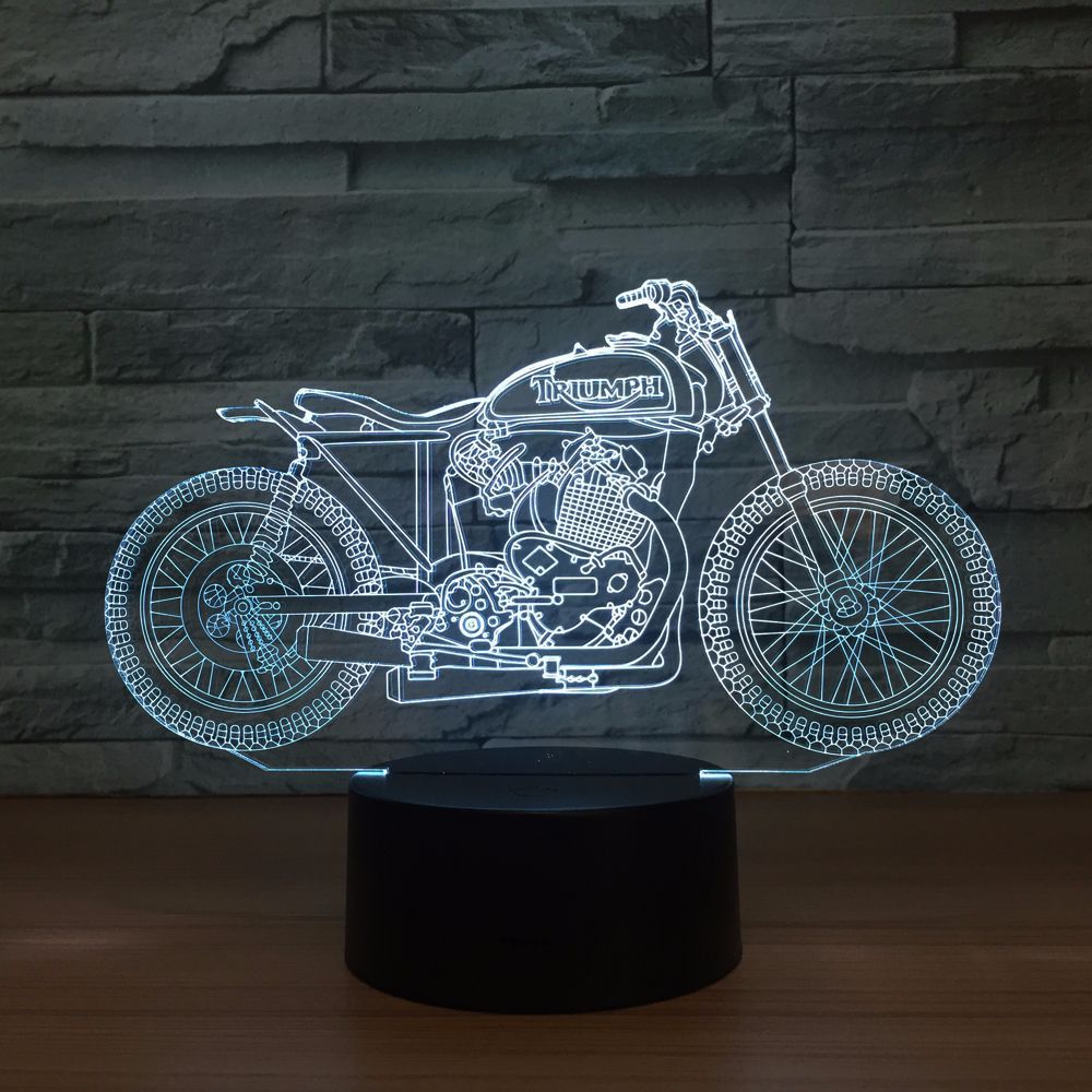 Lampe 3D Moto