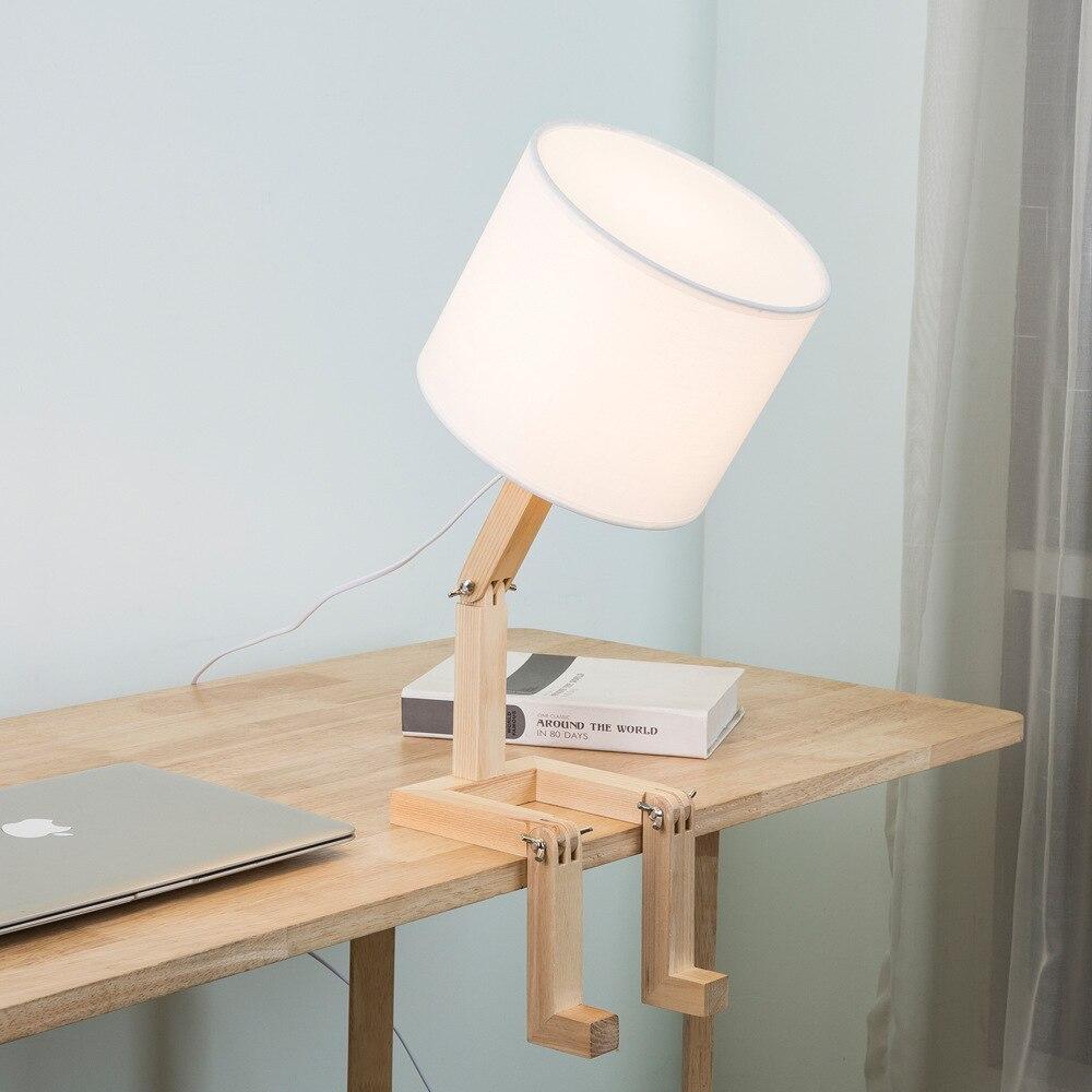 Lampe de Chevet Bois <br> Bonhomme