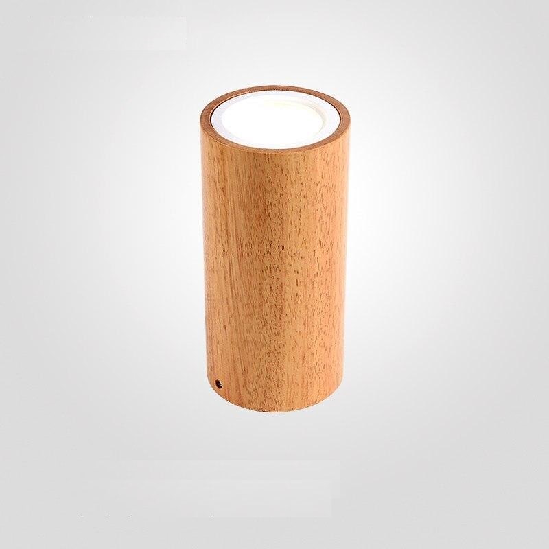 Lampe Bois LED Rondin