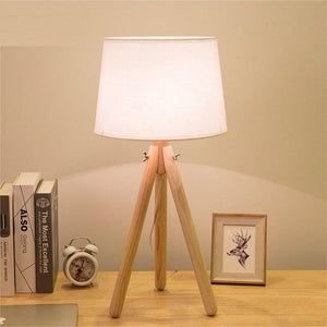 Lampe Bois Trépied