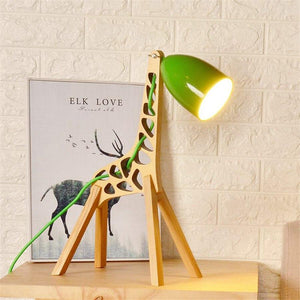 Lampe Girafe Vert