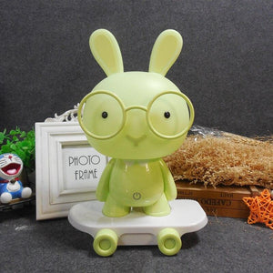 Lampe Lapin Lunette Vert