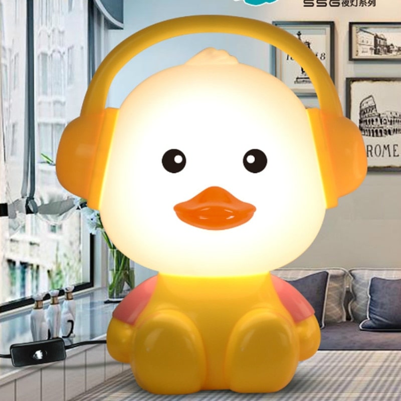 Lampe Veilleuse Animaux Rose