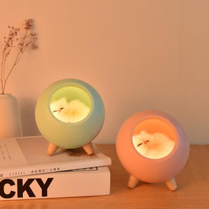 lampe veilleuse chat