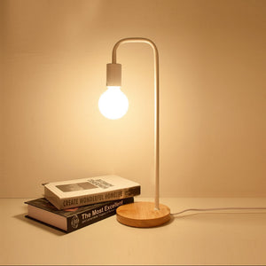 Lampe Vintage de Bureau Blanc