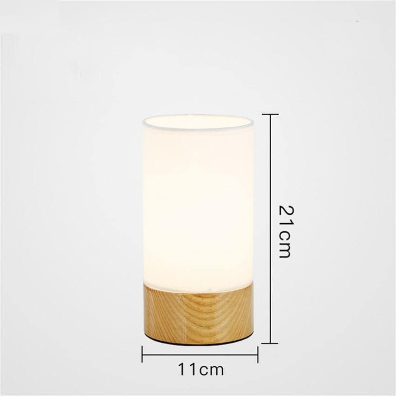 Lampes avec Socle en Bois 