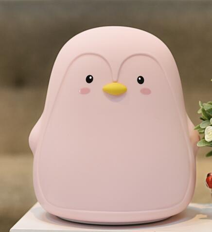 Veilleuse Pingouin Rose