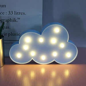 Nuage LED Bleu