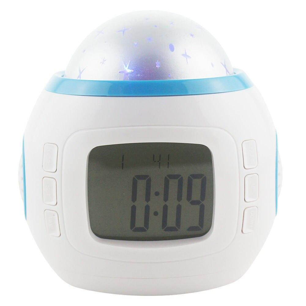 JABALUX Réveil Enfant Lapin LED - Veilleuse Bébé Lumineuse, Sons, Timer, Rechargeable USB, Pour Chambre Bébé Fille Garçon