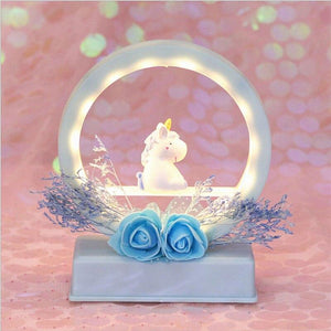 Veilleuse de Nuit Licorne Bleu