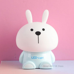 Veilleuse Lampe Lapin Bleu