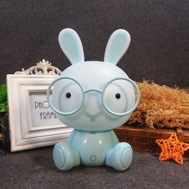 Veilleuse Lapin Lunette Bleu